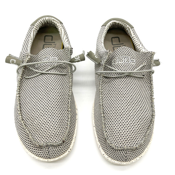 Hey Dude Mens Wally Sox Slip On Shoes‎ Size US 8 Ash Gray Comfort Loafer Casual - Picture 2 of 11